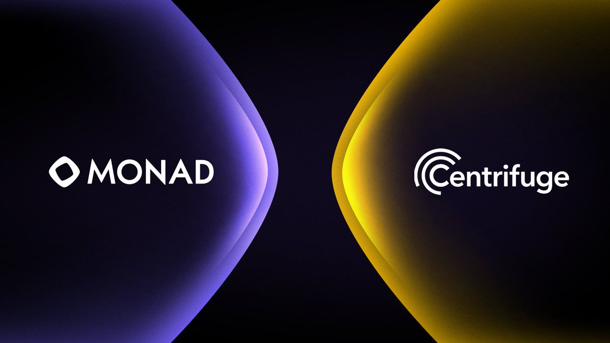 Monad and Centrifuge logos side by side